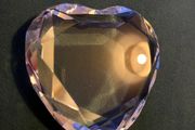 Rosenthal Crystal Heart Paperweight / Ornament