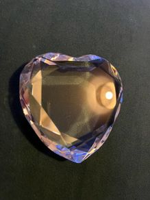 Rosenthal Crystal Heart Paperweight / Ornament