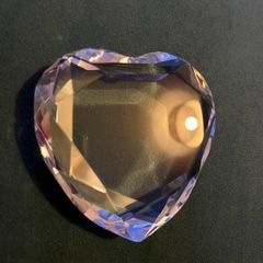 Rosenthal Crystal Heart Paperweight / Ornament