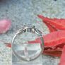 Antique Diamond Cluster Solitaire Ring - Platinum Image 8