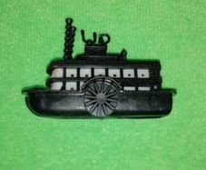 Vintage Steam Boat Die-Cast Metal Pencil Sharpener