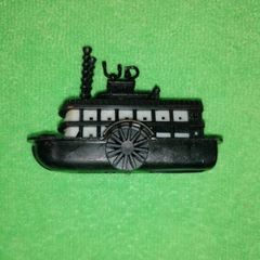 Vintage Steam Boat Die-Cast Metal Pencil Sharpener