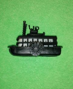 Vintage Steam Boat Die-Cast Metal Pencil Sharpener