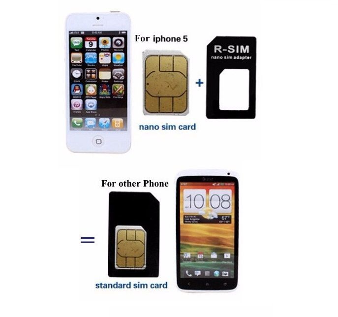 New Noosy Nano Micro Standard SIM Adapter Converter Tray iPhone Samsung #526
