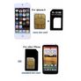 New Noosy Nano Micro Standard SIM Adapter Converter Tray iPhone Samsung #526 Image 5