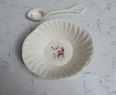 Vintage Donegal Parian China Jam Dish & Spoon
