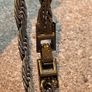 Sterling Silver 925 Woven/Braided Chain Link Necklace 19 inches long Image 7