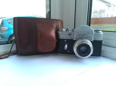 Zenit-3 VIDEO cla'd Refurbished, USSR Soviet Russian SLR 35 mm film camera, 62018076