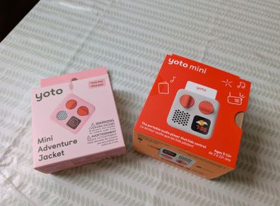 New Yoto Mini + pink case