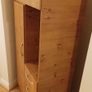 Pine finish Combination wardrobe with hanging  space, closed & open shelving, mirror, 3 lower drawers Image 7
