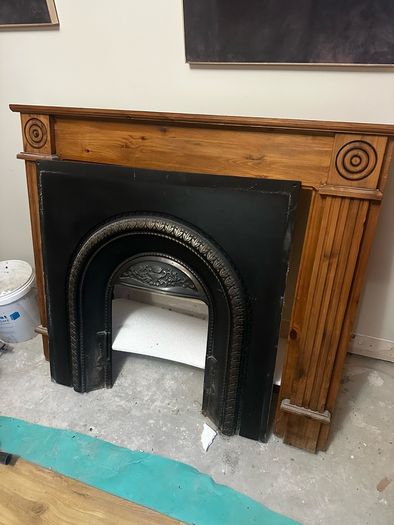 fireplace frame