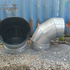 Direct Vent Ducting Dia 500mm 90 degree bends