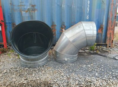 Direct Vent Ducting Dia 500mm 90 degree bends