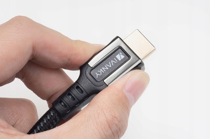 iVanky 2M HDMI 2.1 UHD/3D 8K (7680x4320@60Hz) 48Gbps Zinc Alloy Luxury (Limited Edition) Model Nylon Braided/Gold-Plated Cable (Brand New/Warranty)