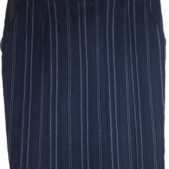 Warehouse black pinstriped skirt