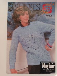Knitting Pattern - Ladies Tulip Sweater