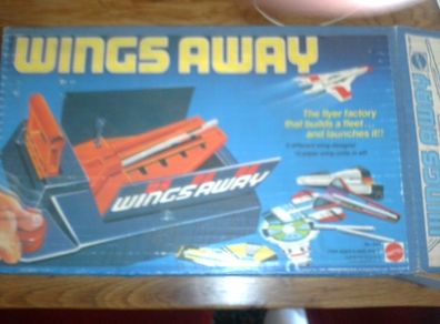Vintage 1980 Wings Away Matel
