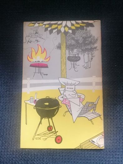 Vintage Weber BBQ Cookbook Rare Find