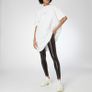 Spanx faux leather snake print leggins size xl Image 4