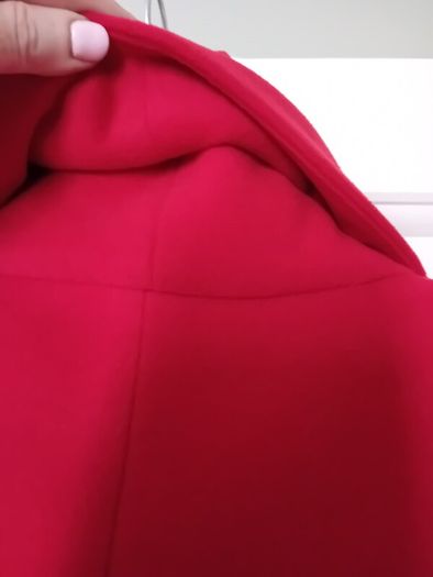 Warm Red Coat - UK 10 - Polish brand Zartex - RRP 200