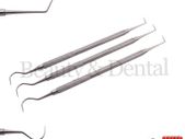 3x Dental Examination Probe 6/23 Explorer Endodontic Cleaning Double Ended Tool