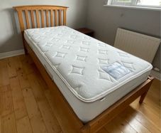 Solid Oak single bed