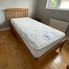 Solid Oak single bed