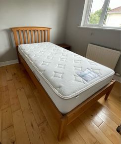 Solid Oak single bed