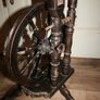 Antique Unique  Spinning Wheel H-32" Image 9