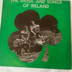 Shamrog Music and songs of Ireland signed vinyl