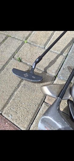 old golf clubs
