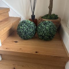2 topiary balls