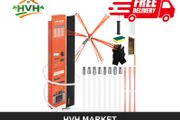 8m Chimney Sweep Brush Kit with Nylon Rods