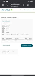 Aer Lingus Voucher for Sale