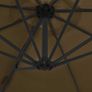 Cantilever Umbrella with Steel Pole Taupe 300 cm Image 6