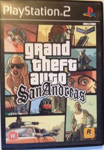 Grand Theft Auto [2004] Grand Theft Auto: San Andreas  (Playstation 2 Game) [PAL]