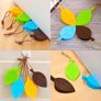 6 Pack Doorstops, 2 Pcs Rubber Door Stoppers with Holders and 4 Pcs Decorative Silicone Leaf Stoppers, Secure Door Wedges Finger Protectors for Home Office Image 3