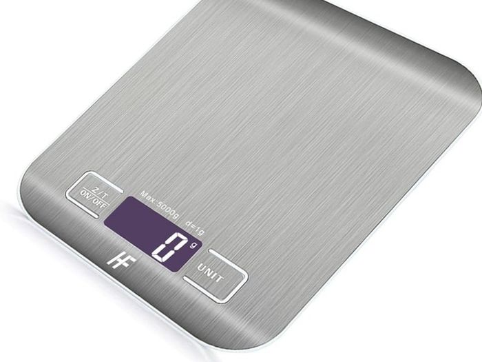Large 23x17cm 10kg 1g Digital Kitchen Scales Food Scale Stainless Steel Surface With Backlit LCD Display Multifunction for Home Office Use