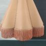 vintage 1940s fringed  lampshade Image 3