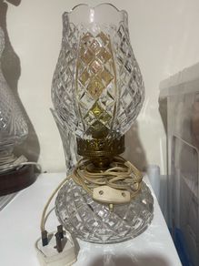 Vintage Large Waterford Crystal Lamp