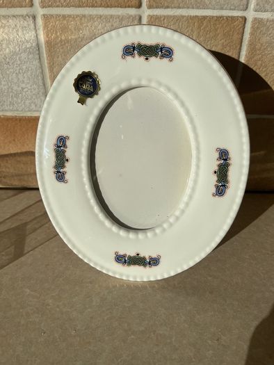 Royal Tara " Book of Kells design Photo frame Candle stand Shamrock & sauce Diah