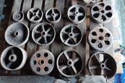 mix cast iron wheels lot