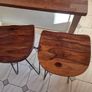 Kitchen island and high stools Image 2