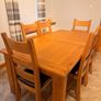 Solid oak extendable table Image 2