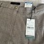 BNWT TONI Jolie Style Beige Glen Check Slim Fit Trousers - Size EU 38 / UK 12 Image 2
