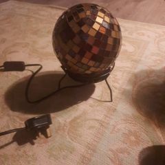 unusual glass mosaic table lamp