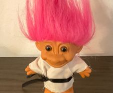 Vintage karate 90's Russ troll doll