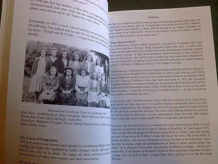 Out of the Shadows. Emerging Secondary Schools in Archdiocese of Tuam Ireland Irish Galway Mayo