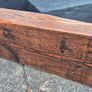 Solid Wood Rustic Fireplace Mantel Beam Image 8