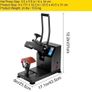 Hat Heat Press 5.5 x 3.5 inch Heat Press Machine 600W Professional Hat Heat Press Machine f Image 6